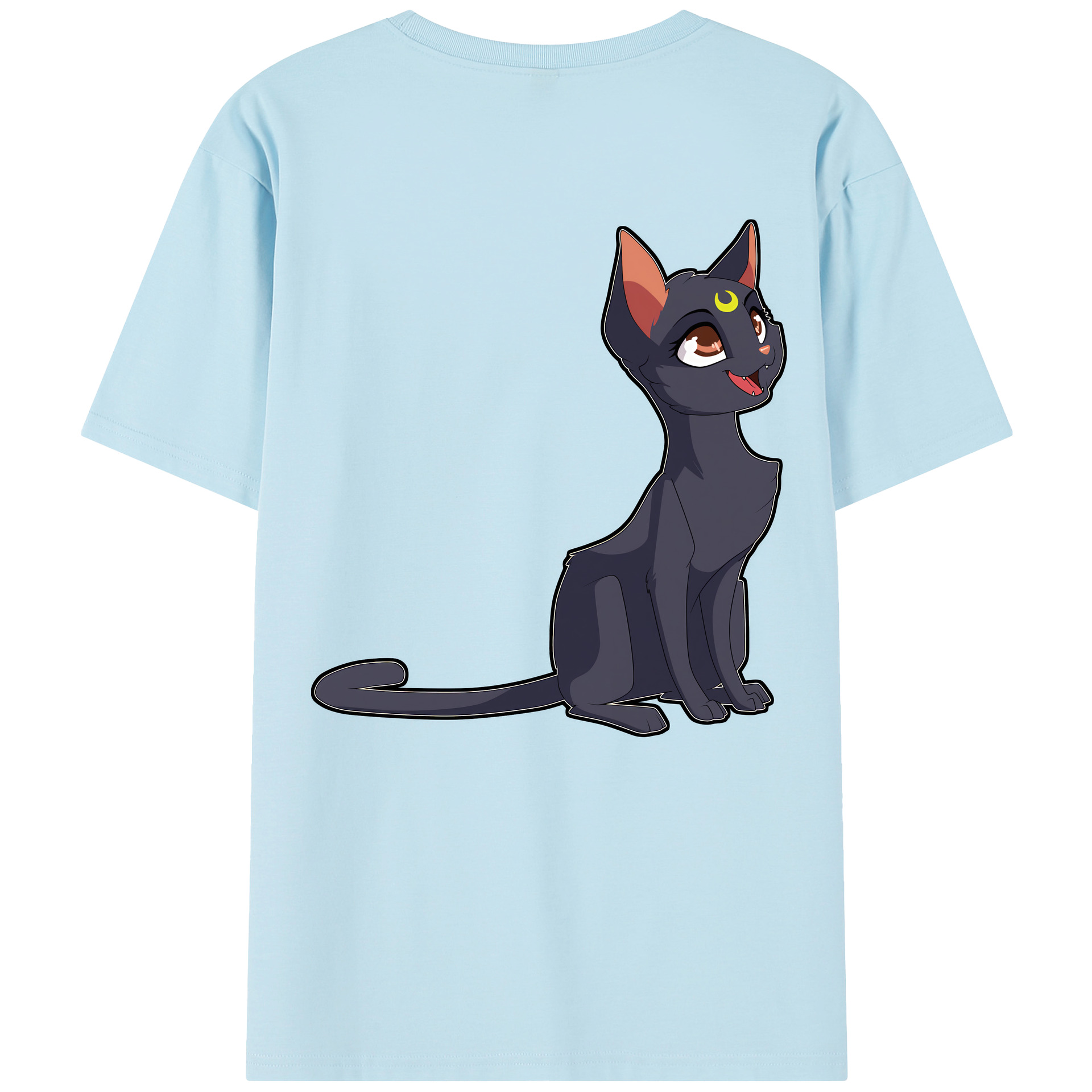 （画像用） 美少女戦士セーラームーン Sailor Moon 綿100％半袖Tシャツ（背面プリント）